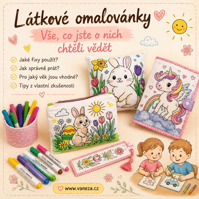 Látkové omalovánky – vše, co jste o nich chtěli vědět