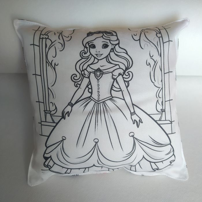 Princezna omalovánky - polštářek