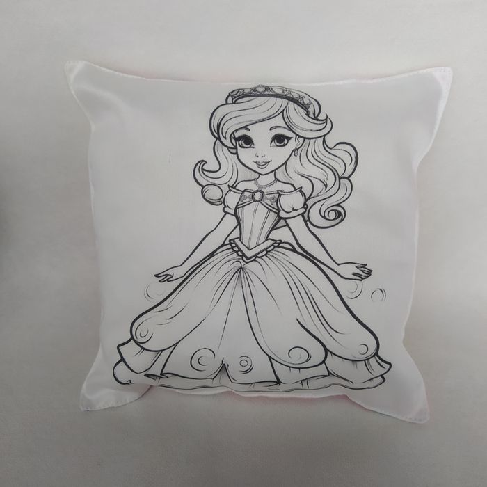 Princezna omalovánky - polštářek