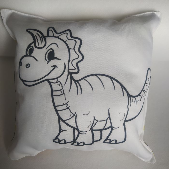 Dinosauří omalovánky - polštářek