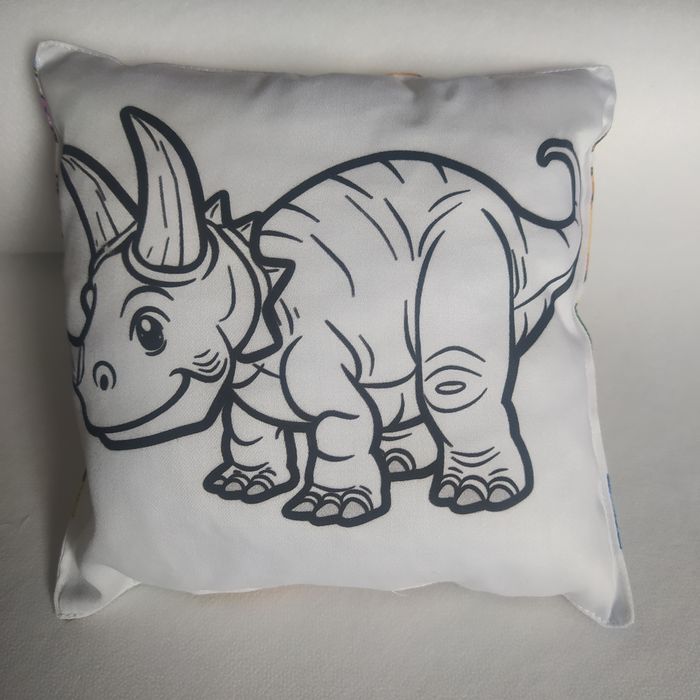 Dinosauří omalovánky - polštářek