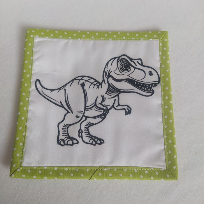 Dinosaurus omalovánka - podhrníček