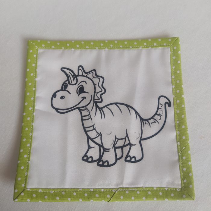 Dinosaurus omalovánka - podhrníček