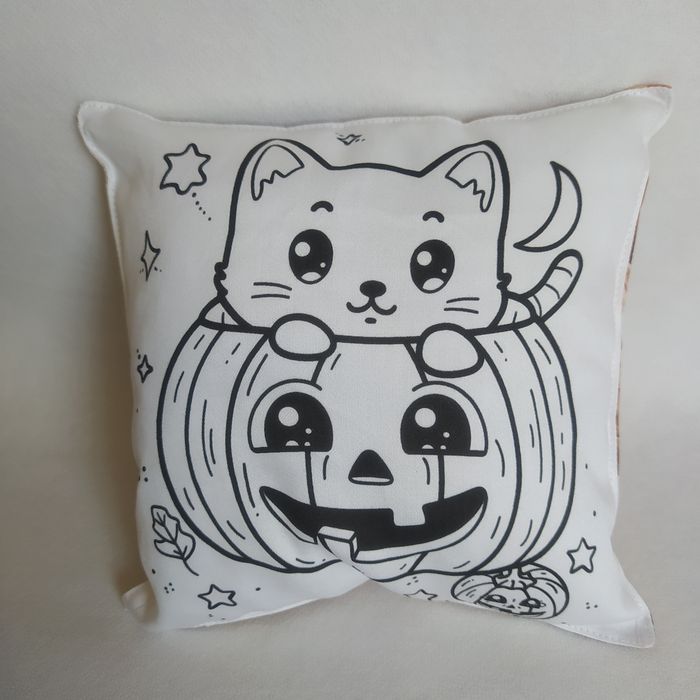 Halloween omalovánky - polštářek