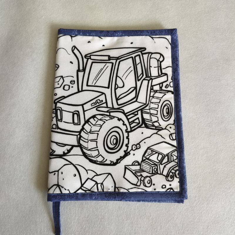 Traktor omalovánky - obal na knihu