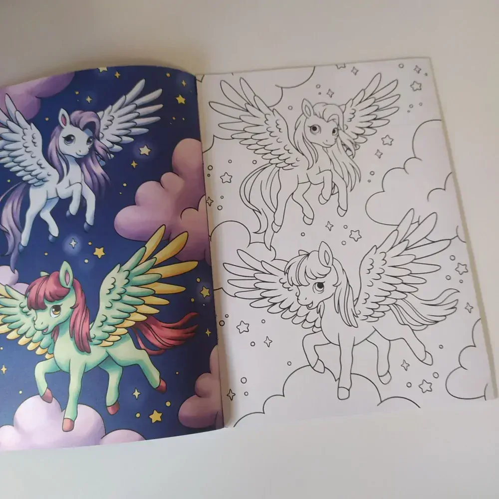 Omalovánky Jednorožci a Pegasové