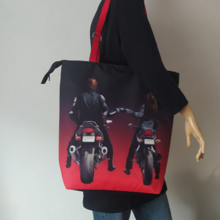 Nákupní taška Motorkáři