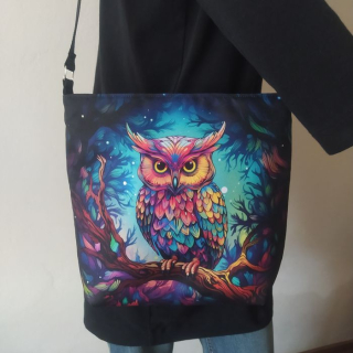 Crossbody kabelka Sova duhová