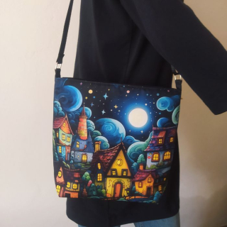 Crossbody kabelka Domečky