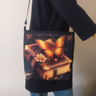 Crossbody kabelka Kniha a motýl