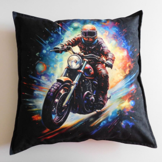 Povlak na polštářek Motorkář