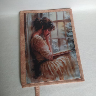 Obal na knihu Žena s knihou