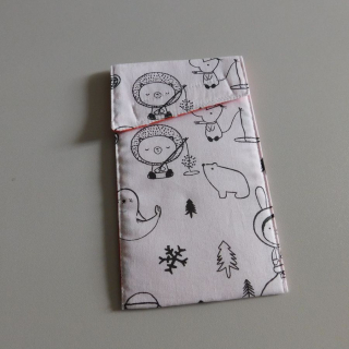 Eskymáci omalovánky - pouzdro na mobil