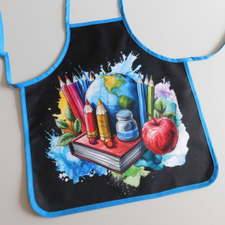 Zástěrka Školní potřeby