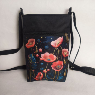 Crossbody kabelka malá Vlčí máky