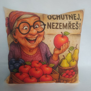 Vtipný povlak na polštář zahradnice