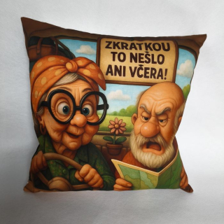 Vtipný povlak na polštář cestovatelé
