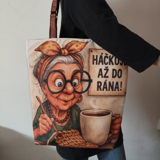 Nákupní taška Háčkování