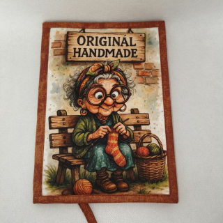 Vtipný obal na knihu Hand made