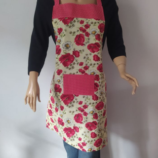 Zástěra Kopretiny a máky